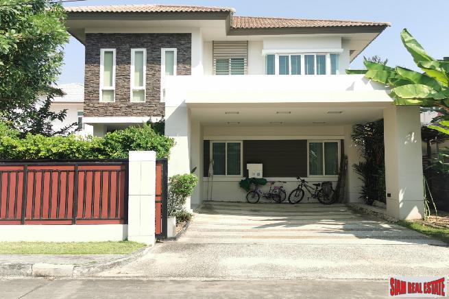 Burasiri Onnut Bangna | Large 2 Storey 4 Bed Family Home in Secure Estate close to Golf and Suvarnabhumi Airport