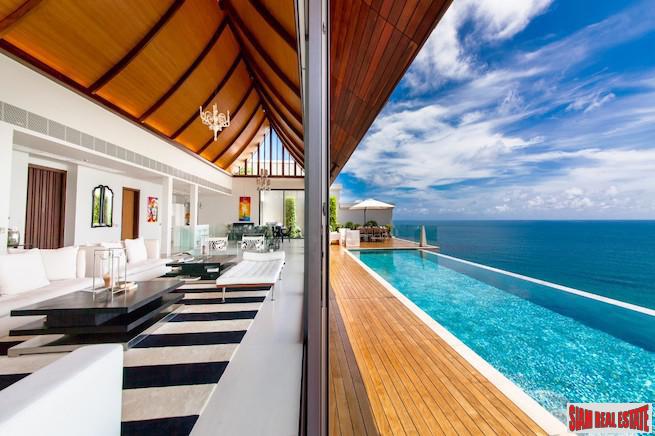 Villa Paradiso | Spectacular Five Bedroom Designer Pool Villa with Amazing Sea and Naithon Beach Views-3