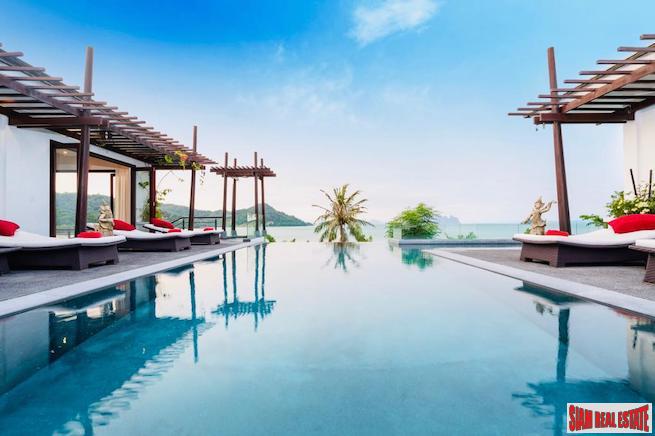 Amazing Four Bedroom Pool Villa with Sea Views Over Phang Nga Bay for Rent in Ao Po
