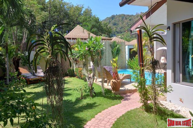 Bamboo Garden Villa | Sunny & Spacious Three Bedroom House with Private Swimming Pool for Rent in Rawai