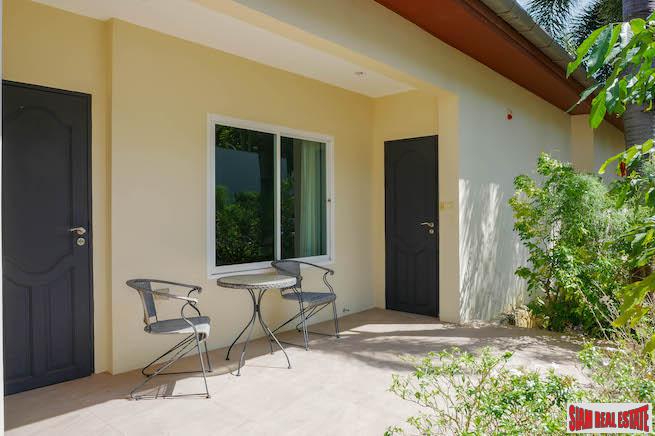 Spacious Single Storey Five Bedroom Pool Villa with Roof Terrace for Sale in Chalong