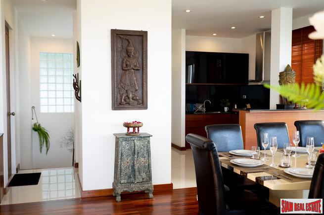 Mom Tri Villas Grand Cru | Exclusive Three Bedroom Kata Pool Villa with Panoramic Views of Chalong Bay for Rent