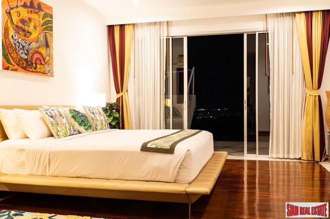 Mom Tri Villas Grand Cru | Exclusive Three Bedroom Kata Pool Villa with Panoramic Views of Chalong Bay for Rent-23