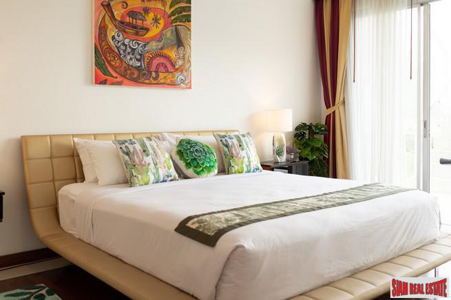 Mom Tri Villas Grand Cru | Exclusive Three Bedroom Kata Pool Villa with Panoramic Views of Chalong Bay for Rent