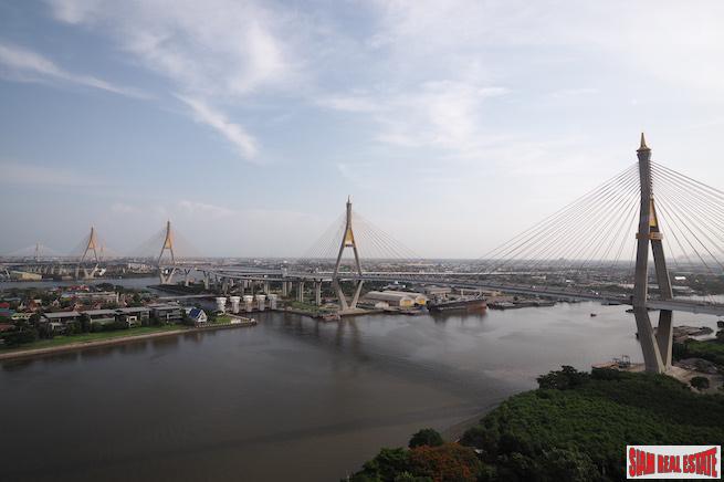 The Pano | Exceptional River Views from this Three Bedroom Corner Condo for Rent in Surasak-1