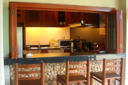 Newly Built 1 to 2 Bedroom Modern Thai Houses For Sale with Swimming Pool at Nai Harn, Phuket