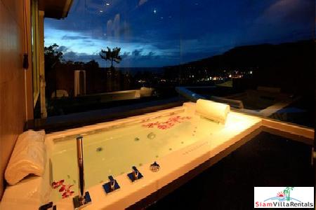 Opulent Three Bedroom Pool Villa in Kamala for Rent with Sea View