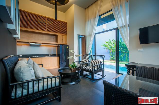 Modern-Sino Style Pool Villas with 1-2 Bedrooms in Cherng Talay