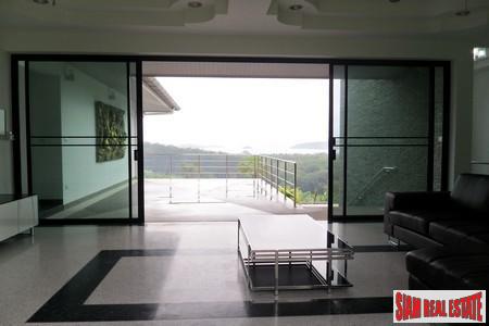 Cool, Modern Six Bedroom Home with Pool and Sea Views in Rawai