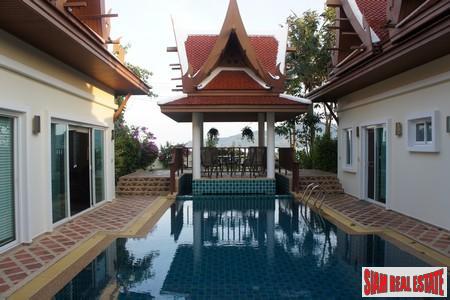 Thai-Modern Beachfront Three-Bedroom Pool Villa in Rawai
