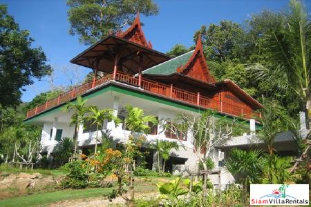 Beautiful Modern Teak House for Rent in the Nai Harn Hills